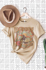 YELLOWSTONE COWBOY CLUB GRAPHIC TEE - In Bloom Boutique 