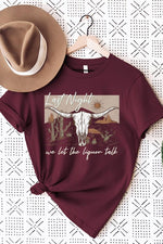 Curvy Last Night Longhorn Lyric Tee (Online Only) - In Bloom Boutique 