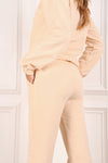 Cream sweat jogger pant - In Bloom Boutique 
