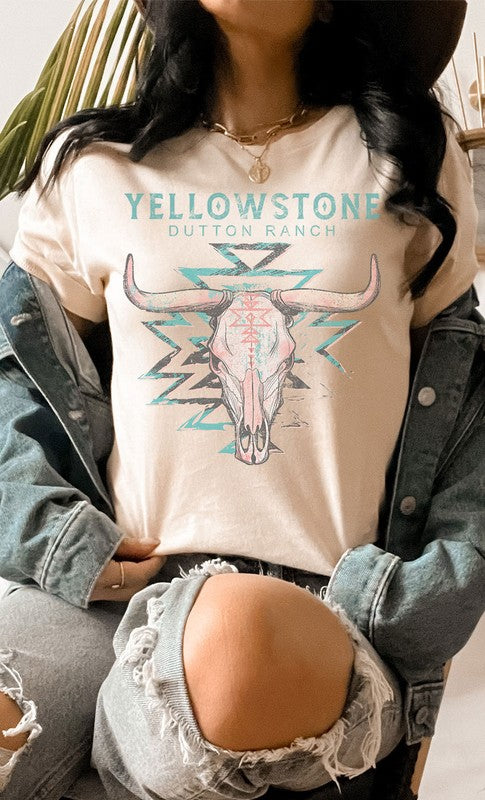 Yellowstone Duttton Ranch Western Graphic Tee - In Bloom Boutique 