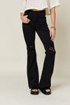 Judy Blue Full Size High Waist Distressed Flare Jeans (Online Only)