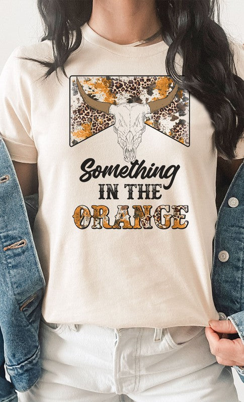 Something In Orange Western PLUS Graphic Tee - In Bloom Boutique 