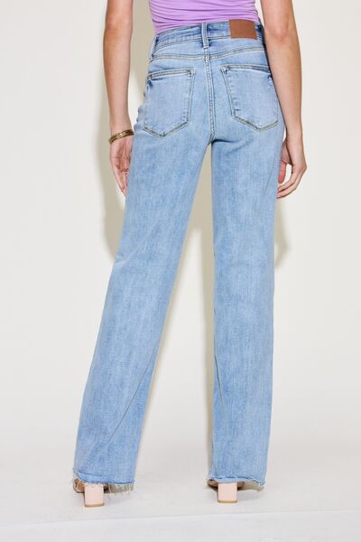 Judy Blue Full Size V Front Waistband Straight Jeans (Online Only)