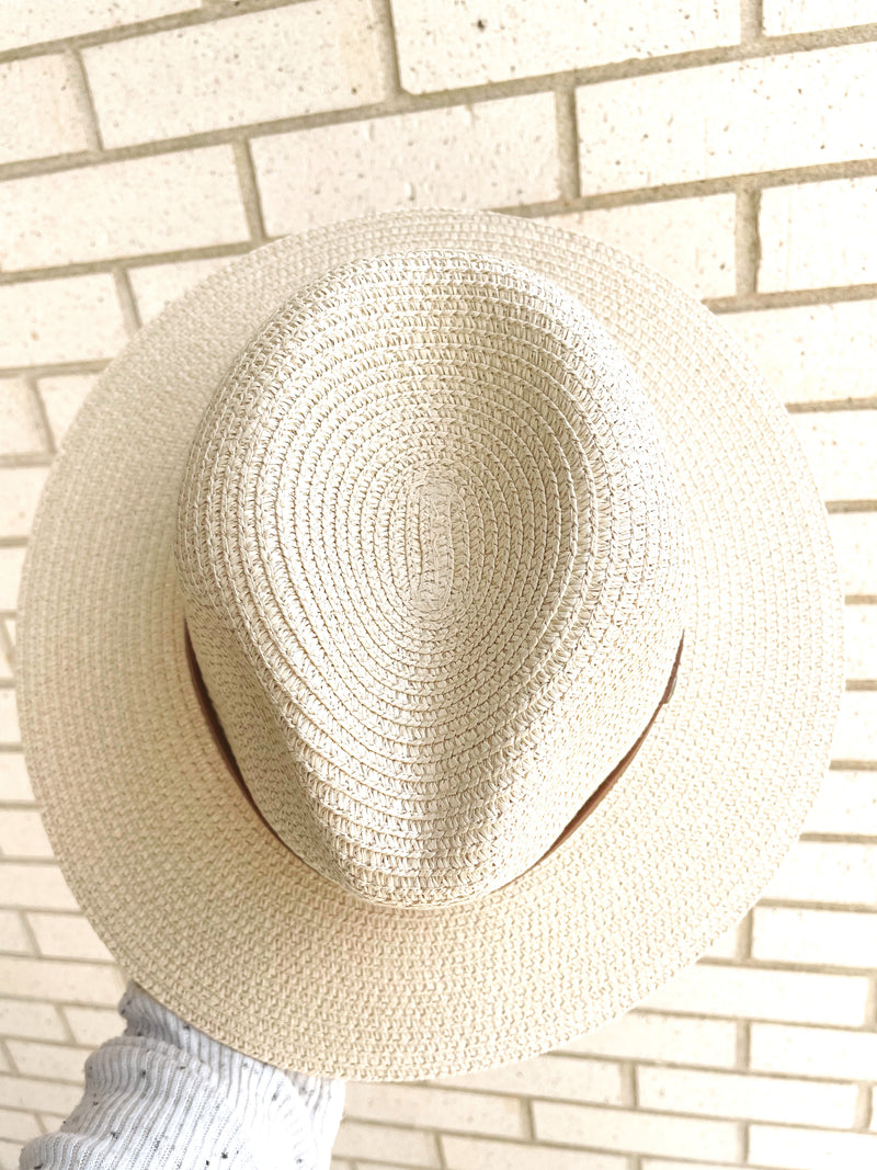 Panama Brim Summer Hat - In Bloom Boutique 