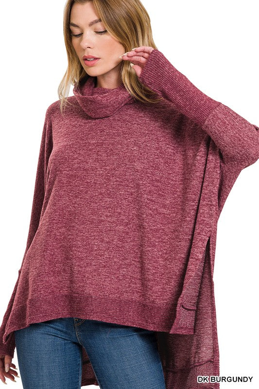 Comfy as Comfy Can Be Cowl Neck Sweater - In Bloom Boutique 