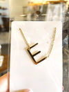 Drop Pendant Initial Necklace - In Bloom Boutique 