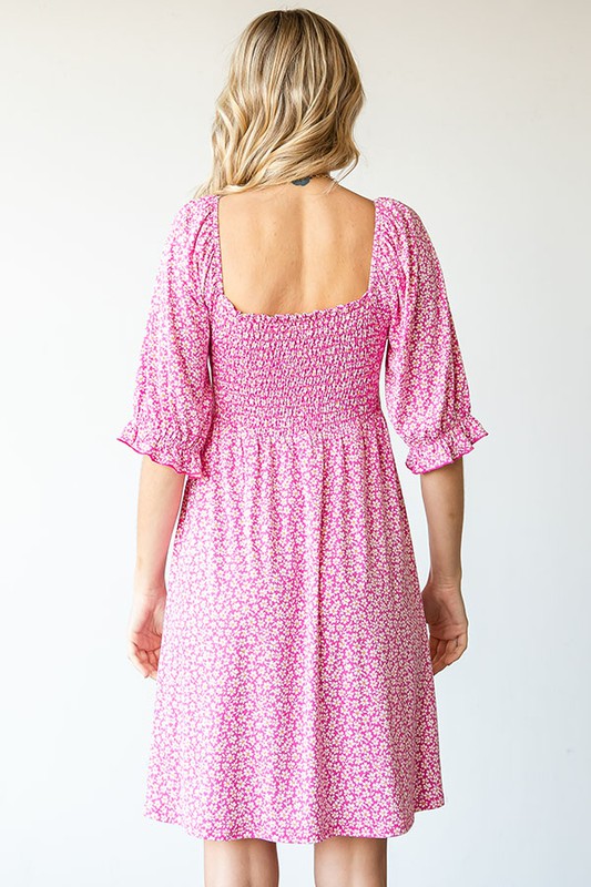 Picking Daisies Babydoll Dress - In Bloom Boutique 