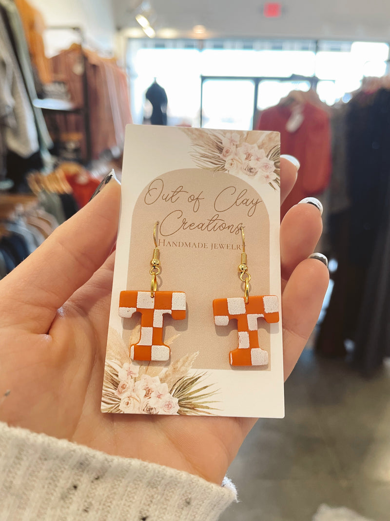 University of Tennessee Earrings - In Bloom Boutique 