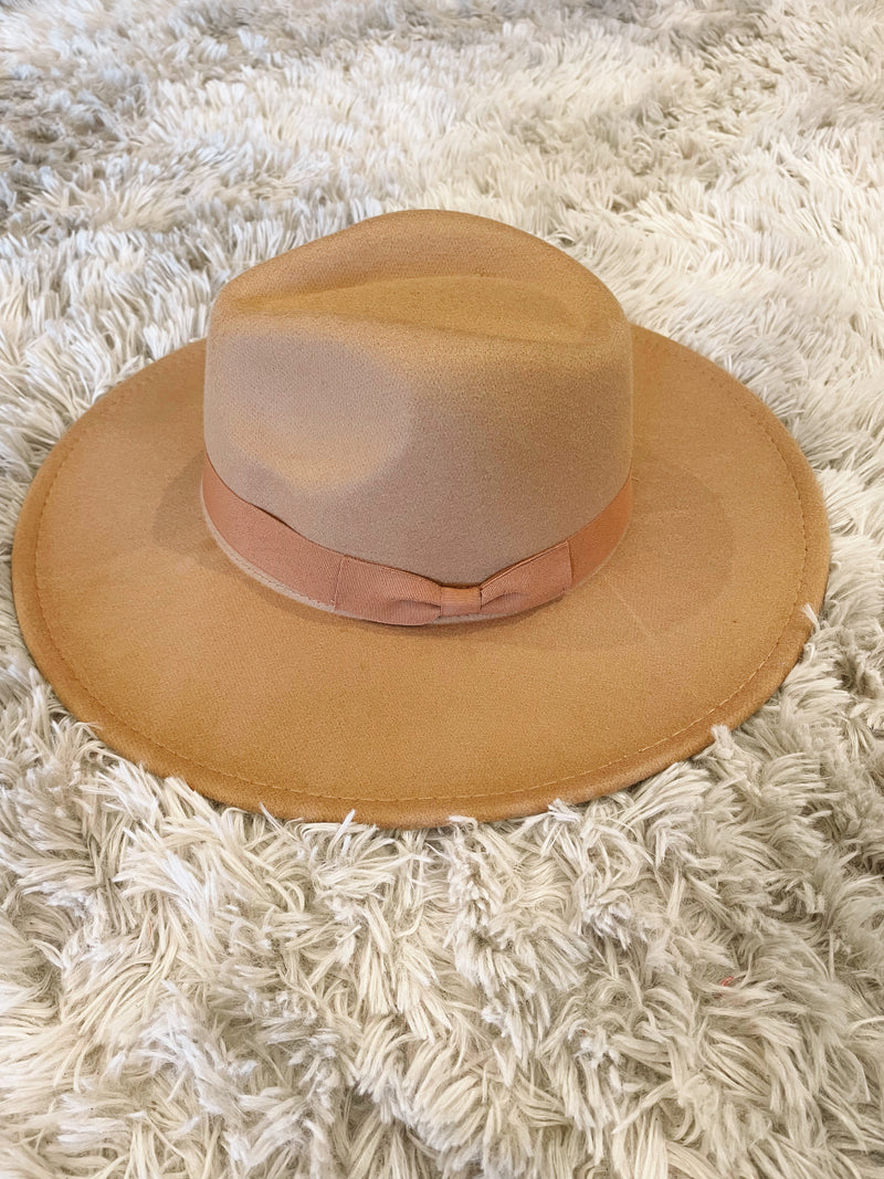 Trendy Wide Brim Side Bow Hat - In Bloom Boutique 