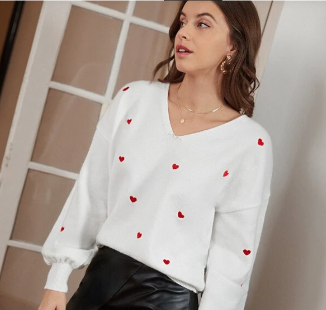 Valentines Sweater - In Bloom Boutique 