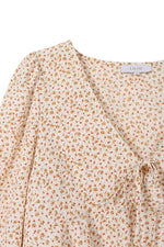 LS floral frill blouse - In Bloom Boutique 