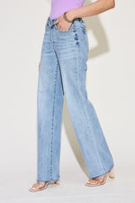 Judy Blue Full Size V Front Waistband Straight Jeans (Online Only)