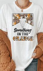 Something In Orange Western PLUS Graphic Tee - In Bloom Boutique 